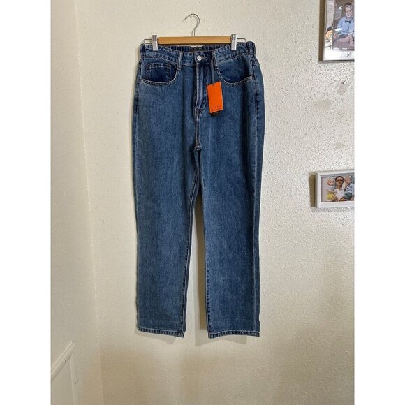 Risen Women’s Denim High Waist Vintage Mom Fit Jeans Size medium - Picture 4 of 12